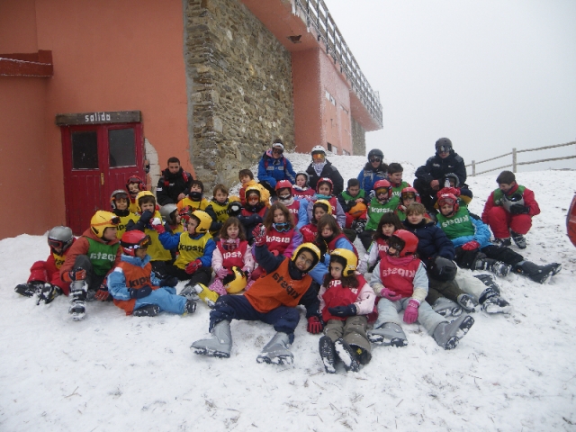 in the snow 